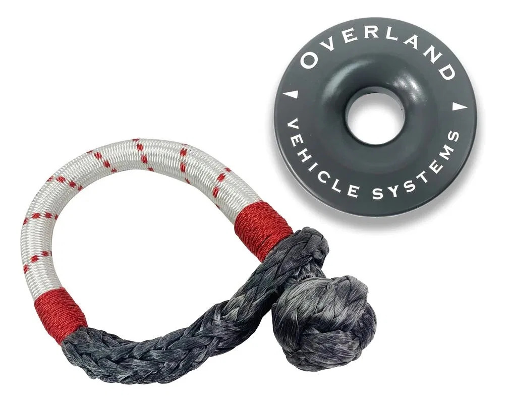 19-4716 – OVERLAND VCL Vehicle Recovery Kit, With 7/16 Inch Diameter Rope/ 4 Inch Diameter Recovery Ring/ Loop and Ab...